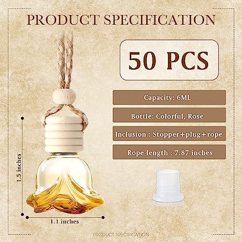 BBTO Ambientador colgante para automóvil, botellas de perfum