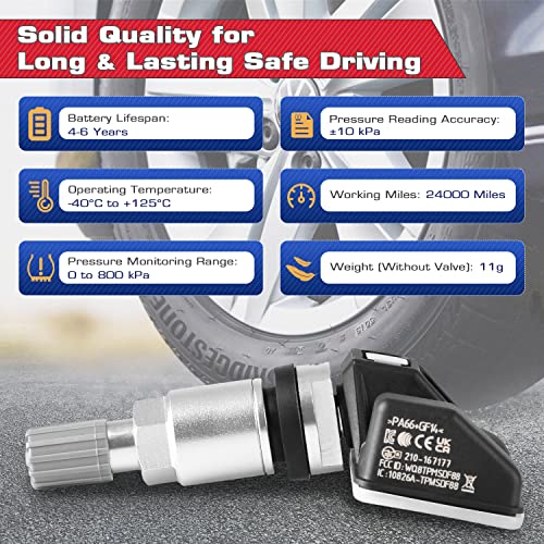 Autel Sensor TPMS MX de 315 Mhz/433 Mhz 2 en 1, sensor de ne