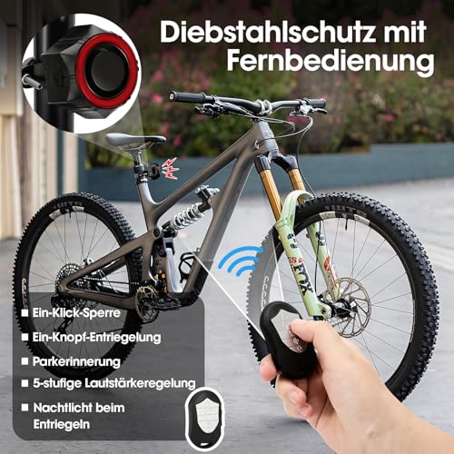 Alarma de bicicleta USB con 2 controles remotos – 110 dB alt