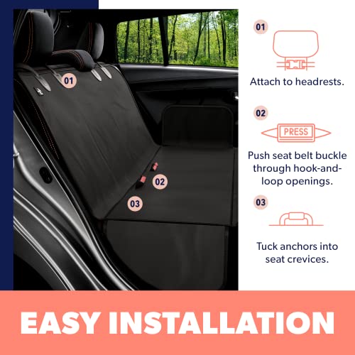 Active Pets Funda de asiento de coche para perros, funda est