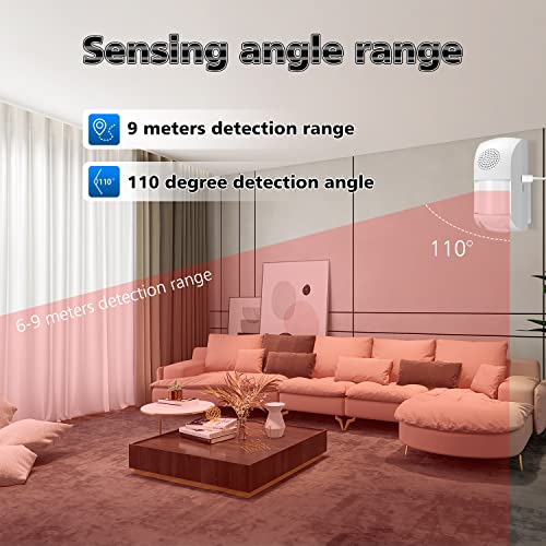 Sensor de movimiento inteligente, alarma de seguridad inalám