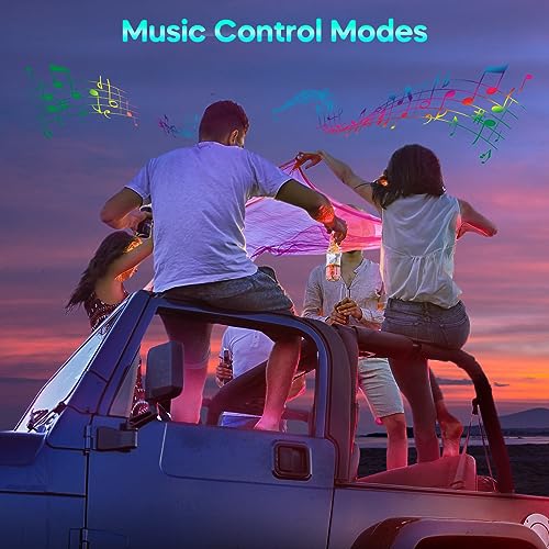 Winzwon - Luces LED para el interior del automóvil (4 unidad