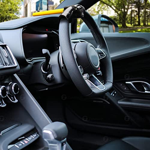 ZONETECH Paquete de 2 candados para volante de automóvil, de