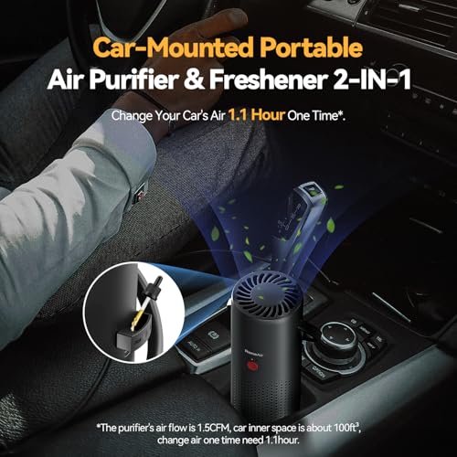 Purificador de aire del coche (gris)