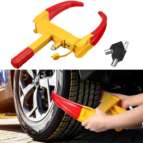 Aoriher Cerradura de rueda para automóviles, cerradura de ru