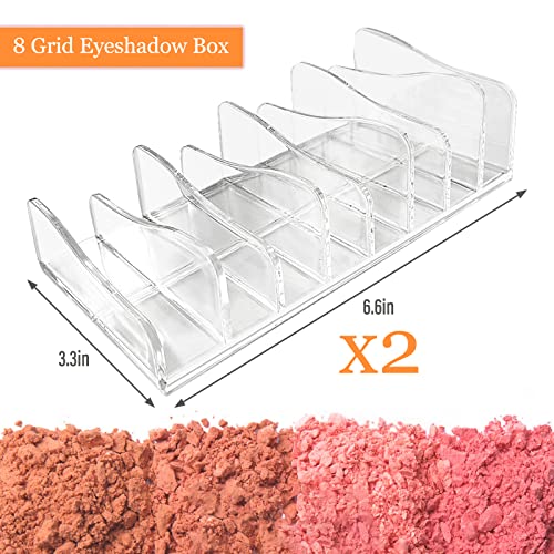 Organizador de paleta de maquillaje, paleta de sombra de ojo