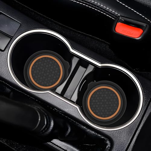 AUCELI Car Cup Holder Coasters, 4PCS Non Slip Waterproof Veh