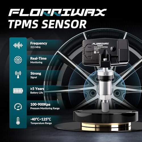 Sensor TPMS, juego de 4 sensores de presión de neumáticos de