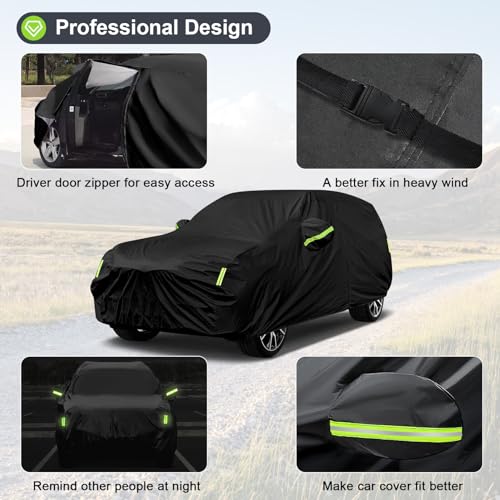 Sailnovo SUV Car Cover Waterproof All Weather,7 Layers Heavy