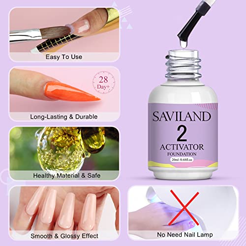 SAVILAND Juego líquido de polvo de inmersión: 0.7 fl oz Ulti