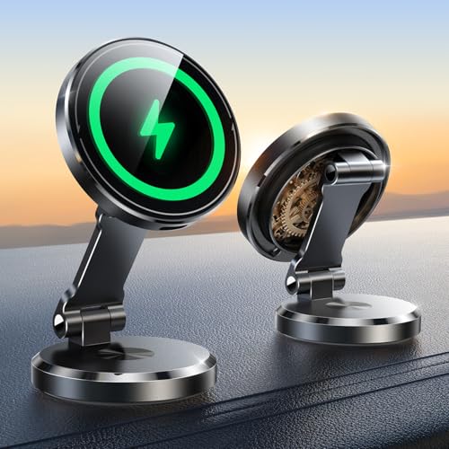 JOYROOM Cargador de montaje para automóvil MagSafe con panel