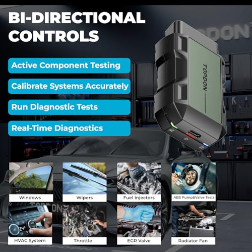 TOPDON TopScan Pro, escáner OBD2 Bluetooth para iOS y Androi