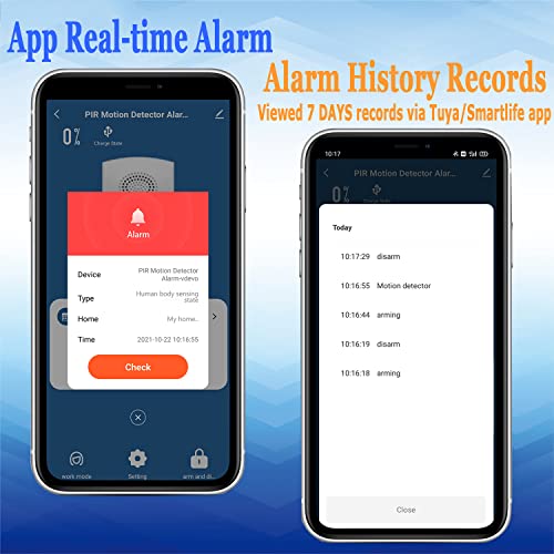 Alarma con sensor de movimiento WiFi: Alerta de detector de