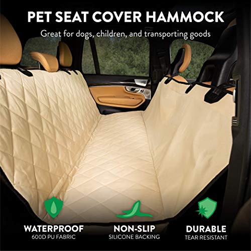 Funda de peluche Paws Pet para asiento trasero de Suv, imper