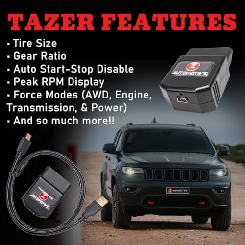 Z Automotive Tazer se adapta a Challenger Charger Durango 20