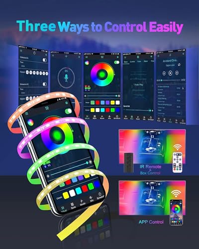 Luces interiores RGB para automóvil, diseño 2 en 1, 4 piezas