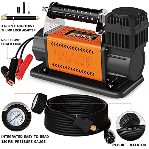 ALL-TOP kit con compresor de aire portátil de 12 V de alto r