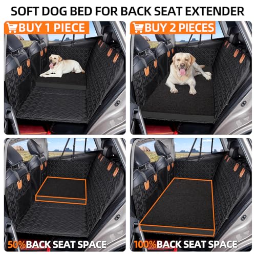 Cama para perro para extensor de asiento trasero de automóvi