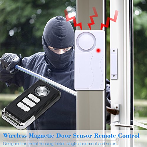 Alarma antirrobo para ventana de puerta, alarma inalámbrica