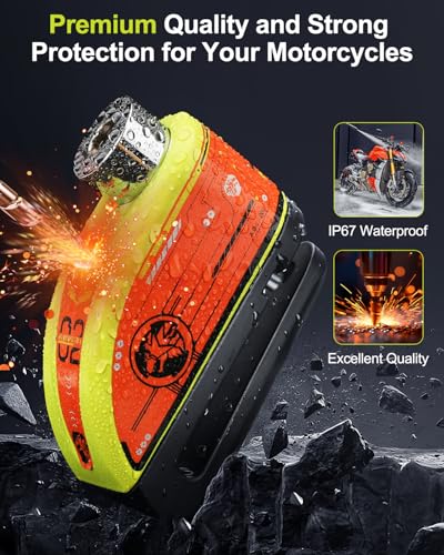 ZEXMTE Bloqueo de freno de disco para motocicleta, alarma re