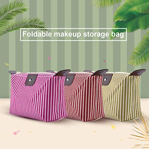 Bolsa de maquillaje, bolsa de cosméticos, 6 piezas, impermea