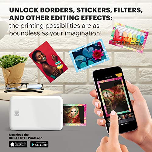 Zink Kodak Step Printer – Impresora inalámbrica de fotos de