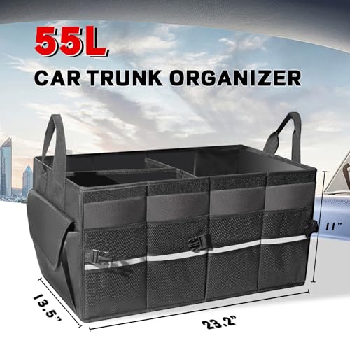 Organizador de maletero de automóvil, organizador plegable d