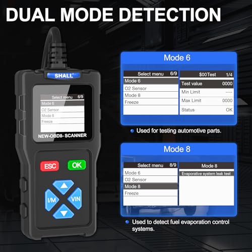 SHALL Lector de código de escáner T100 OBD2 para motor de ve