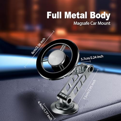 Magsafe - Soporte de coche para iPhone, soporte magnético pa