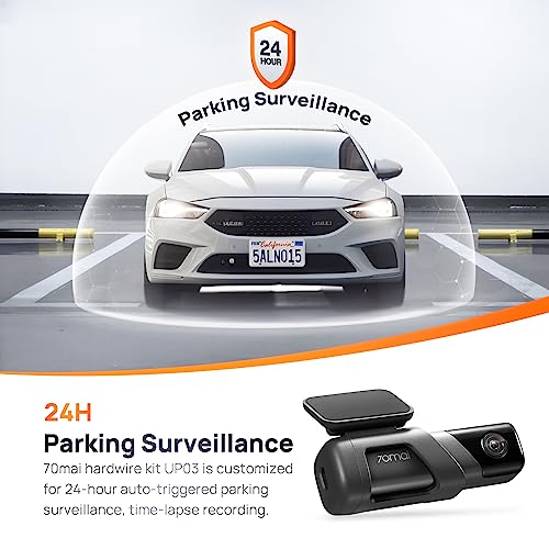 70mai 2.7K 1944P Dash Cam M500, eMMC 128GB de almacenamiento
