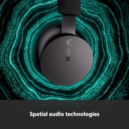 Xbox Wireless Gaming Headset – Over Ear Headphones – Spatial