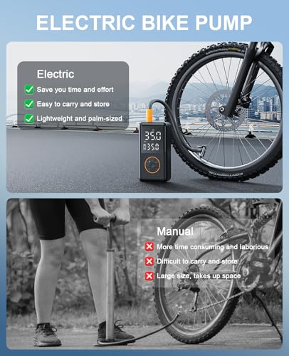 Tire Inflator Portable Air Compressor with Upgrade Dual Scre