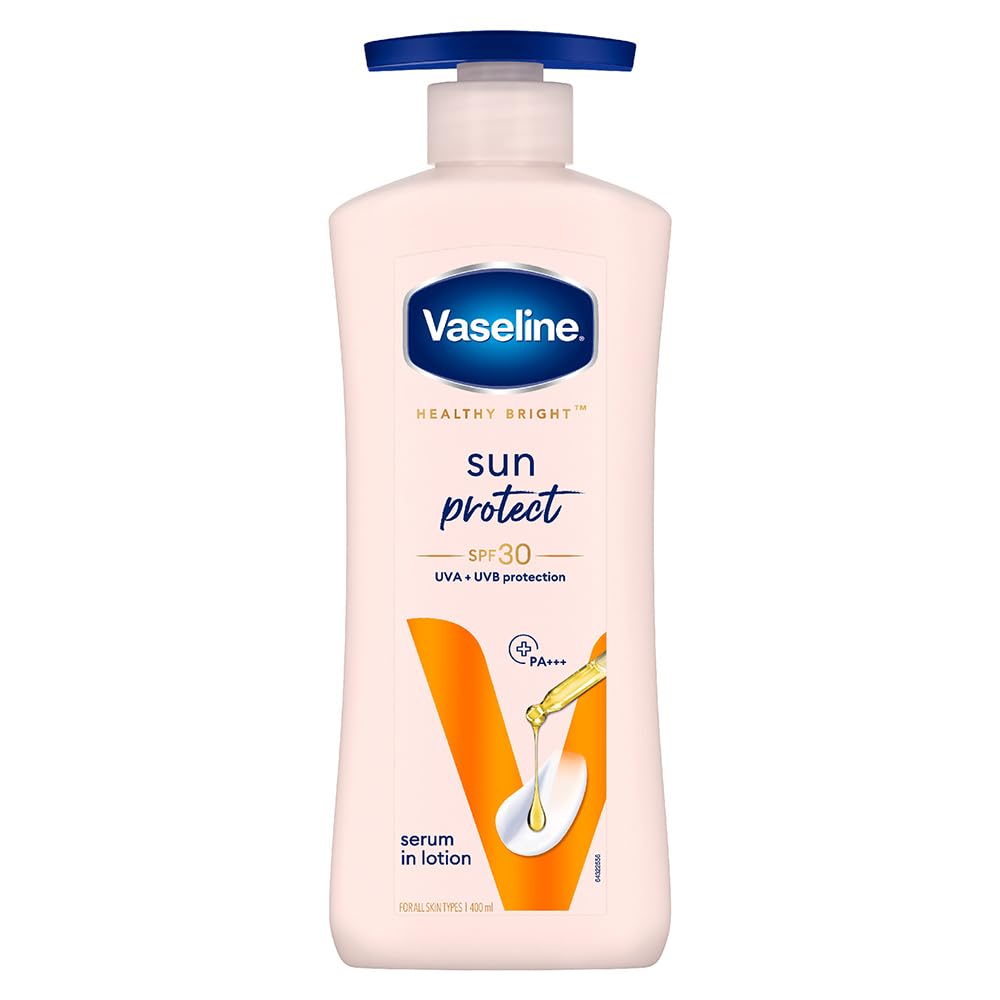 Vaseline Loción corporal de protección solar saludable brill