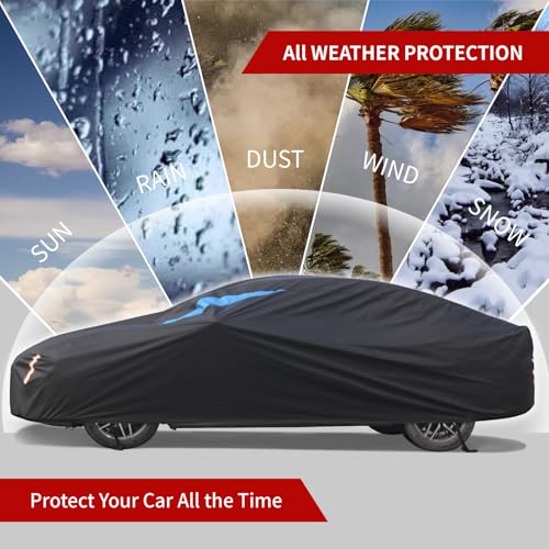 Funda impermeable para automóvil para sedán para todo tipo d