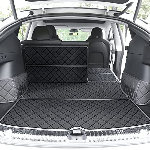 ThinSGO Para Tesla Model Y Trunk Pet Mat Impermeable Cargo L