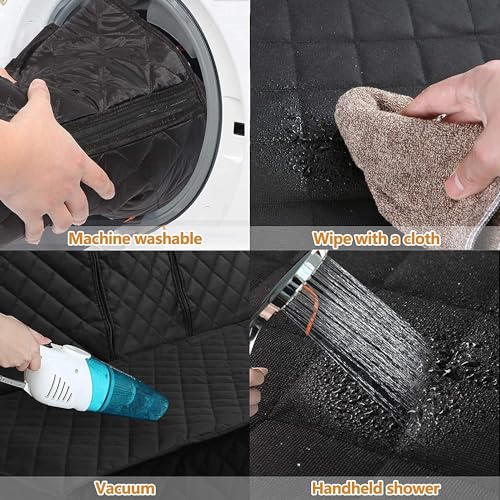 Funda de asiento de coche para perro, funda para asiento tra