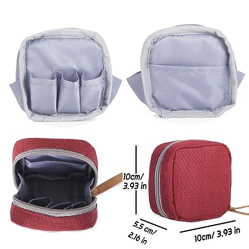 Hekyip Mini bolsa de cosméticos, bolsa de maquillaje de viaj
