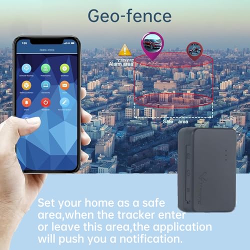 Winnes Rastreador GPS para vehículos, 4G, mini dispositivo d