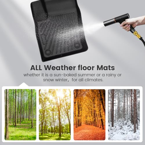 KMF Custom Fit Floor Mats for Nissan Kicks 2025, All Weather