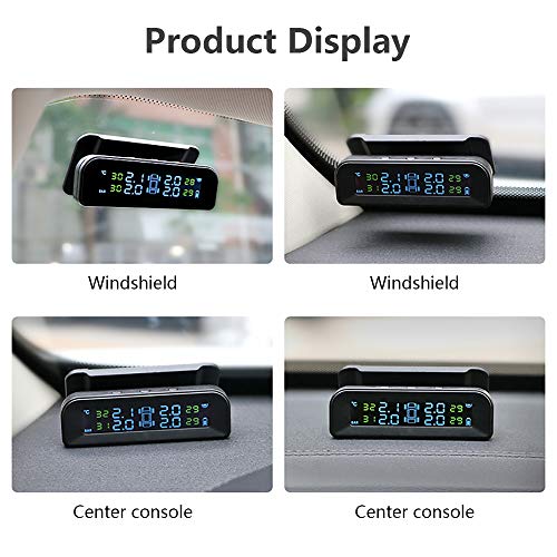 Sistema de monitoreo de presión de neumáticos TPMS solar ina
