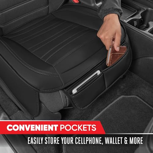 Motor Trend - Fundas de asiento de piel sintética para asien