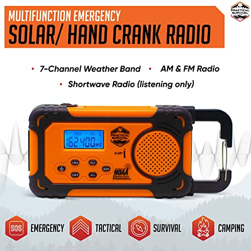 Radio meteorológica NOAA de emergencia con bandas de radio A