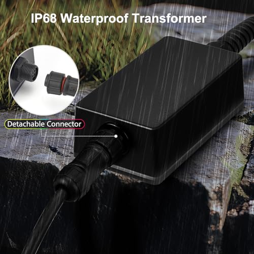 Pond Light LED Underwater with 12V Transformer, 6W Turtle Po
