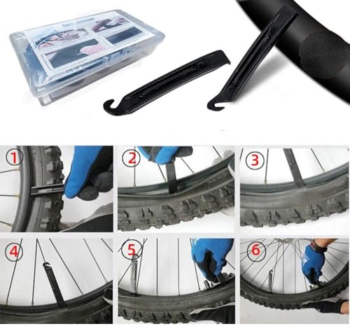 Kit de reparación de neumáticos de bicicleta, 12 kits de par