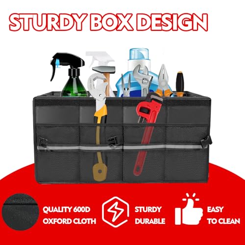 Organizador de maletero de automóvil, organizador plegable d