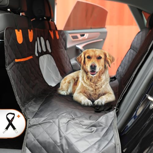 CBBPET Funda de asiento de coche para mascotas 100% impermea