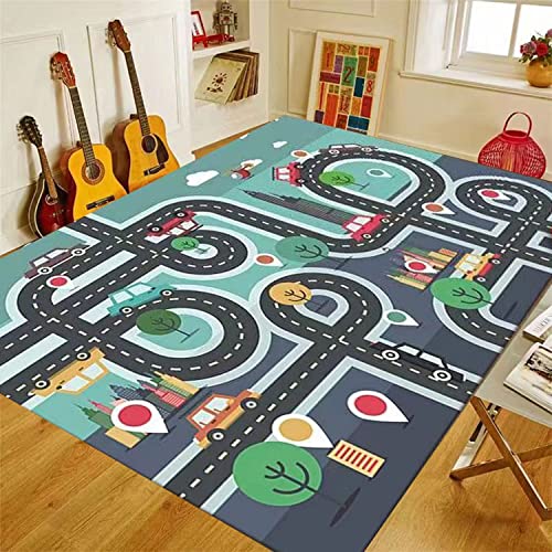 Alfombra de juegos para niños, alfombra de vida urbana ideal