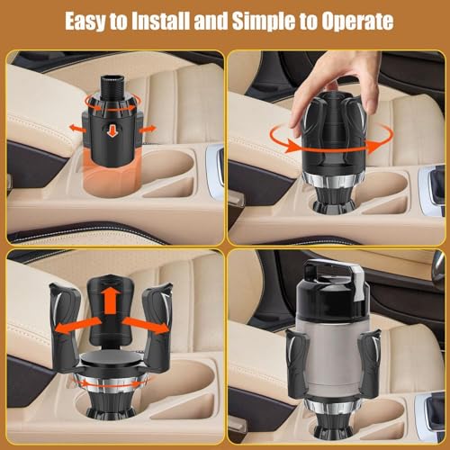 Expansor de portavasos para automóvil, organizador ajustable