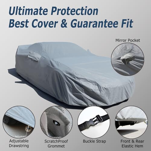 Funda impermeable para automóvil para todo tipo de clima, bu