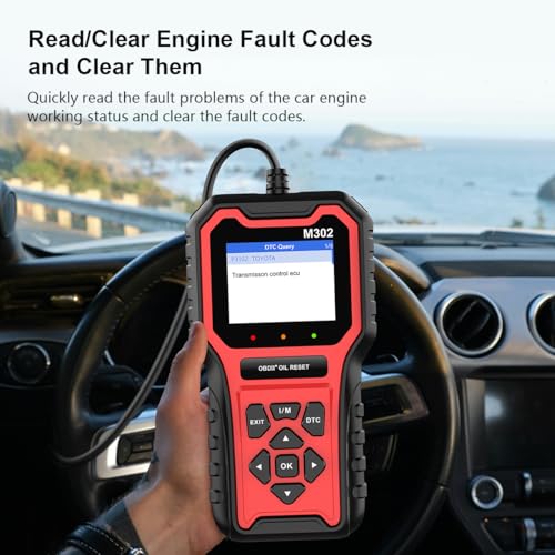 OBD2 M302 Herramienta de escaneo de diagnóstico de automóvil
